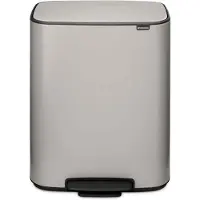 Brabantia Bo Prullenbak 60 Liter Soft Grey