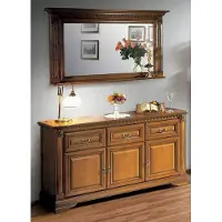 AEA Sideboard mit Spiegel Vorratsschrank Anrichte Wandspiegel Klassisches Set