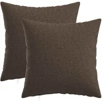vidaXL Kussensloop 2 st HEERLEN Taupe 30 x 30 cm Stof