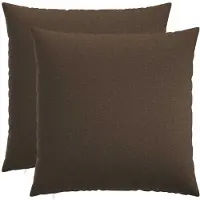 vidaXL Kussensloop 2 st HEERLEN Taupe 65 x 65 cm Stof