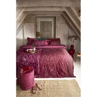 Pip studio Dekbedovertrek Flora Bangalore Donker roze 260x200/220 cm