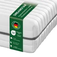 Dreamstar XXL 7-zone koudschuimmatras | 160 x 200 cm | 24 cm hoog | H3 | medium stevigheid | Zilver