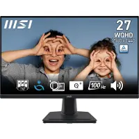 MSI PRO MP275QDE LCD-monitor Energielabel F (A - G) 68.6 cm (27 inch) 2560 x 1440 Pixel 16:9 4 ms DisplayPort, HDMI IPS LCD