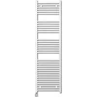 Sanicare Elektrische wifi radiator lumara carini 170x50 cm 1026 watt mat wit thermostaat zilver linksonder
