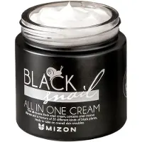 Mizon Intensief regenererende gezichtscrème met slakkenextract, Black Snail All In One Cream, 75 ml