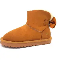 Dockers by Gerli Kinderschuhe Mädchen Stiefel Reißverschluss Braun