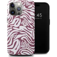 Selencia Vivid Backcover voor de Apple iPhone 15 Pro Max - Trippy Swirl Dark Rose