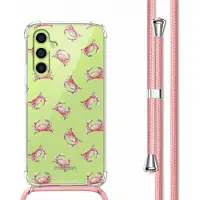 IMoshion Design hoesje met koord voor de Samsung Galaxy A34 (5G) - Crab Watercolor