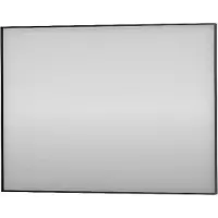 Proline Framed Spiegel Rechthoek Verzonken In Kader Optioneel 80x4x60 cm Mat Zwart