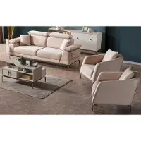 AEA Möbelset mit 1 Dreisitzersofa und 2 Sesseln für das Wohnzimmer