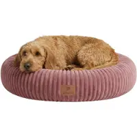 Peluvio Koya Hondenbed, rond met hoge rand, orthopedisch