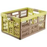 Keeeper 4 stuks stabiele, professionele inklapbare opbergboxen met soft-touch handgrepen, 54 x 37 x 28 cm, 45