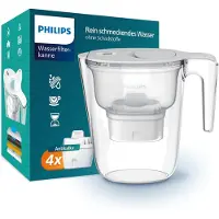 Philips Water waterfilterkan, +4 antikal, met vervangingsfilterpatronen, snelle levering