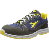 Diadora UTILITY Unisex lage hardloopschoen S3 SRC ESD, grijs/blauw, maat 41 EU