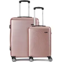 Benzi 5330 4 wielen Kofferset 2-delig roze