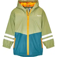 Playshoes Functionele jas petrol / pastelgroen / oranje / zilver