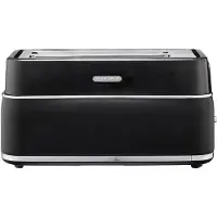 Morphy Richards Signature Broodrooster voor 4 Sneetjes - Extra Lange Sleuven - 1800W - 40 x 20 x 20 cm - Zwart