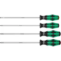 Wera 335/350/355/4 Schroevendraaierset 4-delig Pozidriv