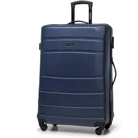 WITTCHEN Globe Line, grote koffer, trolley, reiskoffer van ABS, harde schaal, 4 wielen