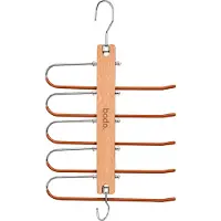 Bodo Broekhanger Hout - Kledinghanger - 5 Broeken - 1 Stuk -