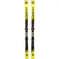 Völkl - Packs (ski's & bindingen) - Racetiger SL + rMotion-T 12 Red 2027 voor Unisex van Hout - Maat 165 cm - Geel