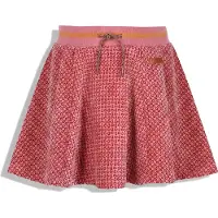 Nono Meisjes Truien & Vesten Nacey Flared Velvet Aop Skirt - Roze - Maat 146/152