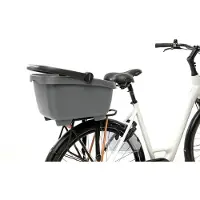 New Looxs Clipper - Fietsmand Hond - Bagagedrager - Hondenmand Fiets Achter - Geschikt voor Elektrische Fietsen – Boodschappen Fietsmand - Voor Racktime 2.0 bagagedrager – Zwart
