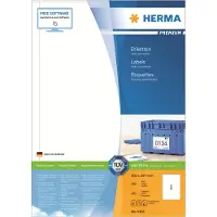 Herma Premium 4458 permanent hechtende etiketten A4 200 x 297 mm wit (100 etiketten)
