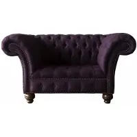 AEA Design Chesterfield Stoff Couch Sessel 1.5 Sitzer Polster Sofas Lounge