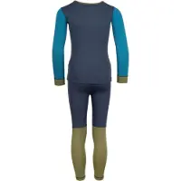 TROLLKIDS - Kid's Merino Baselayer Set II - Merino-ondergoed 152, olijfgroen