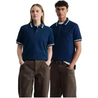 Tommy Hilfiger Shirt donkerblauw / wit
