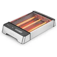 Ufesa Broodrooster Kamut, 1000W met 3 kwartsverwarmings elementen, horizontale broodrooster