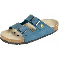 WEEGER ESD antistatische slippers, kleur oceaan, maat 46