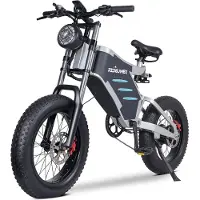 Shengmilo X5 Elektrische fatbike voor off-road gebruik, 48V / 25Ah, hydraulische schijfremmen voor en achter, maximale draagvermogen 200 kg, brede banden