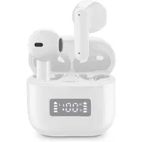 Cellularline BTTONECAPSULETWSW, True Wireless Stereo (TWS), Gesprekken/muziek, 66 g, Oordopjes met microfoon, Wit
