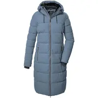 Killtec dames gewatteerde jas/functionele jas met donslook en capuchon, model KOW 56 WMN Q