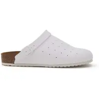 Scholl Cork Pro: Klompen, schoenen voor medisch personeel, uni, volwassenen, wit