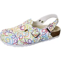 WEEGER -sandalen met hielband, wit, model Graffiti, maat 35