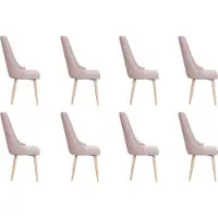 AEA 8x Stühle Stuhl Polster Modernes Set Design Lehn Garnitur Sessel Komplett