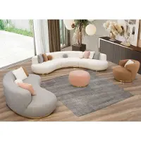 AEA Einsitzer Sessel Wohnzimmer Stuhl Relax Sitzmöbel Textil Stühle Einrichtung