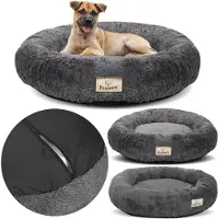 AIO Factory Shaggy vloerkleed, 60 cm, donkergrijs, afneembaar, antislip