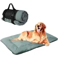 Benza Ibenzoa Hondenbed, 58x86 cm – waterdicht en machinewasbaar, 600D Oxford met Polyurethancoating, opvouwbaar tot 27x16 cm, vulling van polyester-katoen, geschikt voor binnen- en buitengebruik