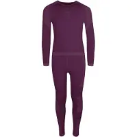 TROLLKIDS - Kid's Hemsedal Baselayer Set - Synthetisch ondergoed 116, purper