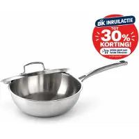 BK Sauteuse Met Deksel Superior Tri-Ply 24 cm