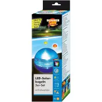 Summer Fun Zwembadverlichting - Solarbol Verlichtingsset - 3 Drijvende Solar LED Lichtbollen - Waterdicht IP68 - Voor Zwembad -Vijver en Tuin