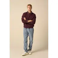 Sissy-Boy Donkerrode melange sweater | Maat: XL