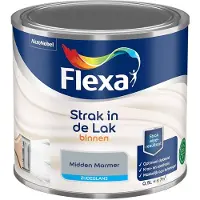 Flexa - Strak In De Lak Binnenlak Zijdeglans - Midden Marmer - Mengverf - 500 Ml