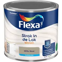 Flexa - Strak In De Lak Binnenlak Zijdeglans - 85% Sisal - Mengverf - 500 Ml