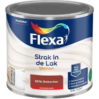 Flexa - Strak In De Lak Binnenlak Hoogglans - 85% Rabarber - Mengverf - 500 Ml