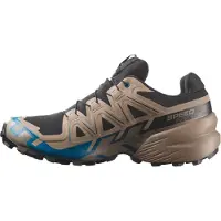 Salomon - Speedcross 6 Gore-Tex - Trailrunningschoenen 47 1/3, zwart/blauw